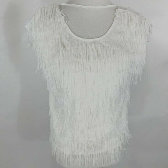Zero Degrees Celsius Fringe Tier Scoop Neck Top - Picture 5 of 5
